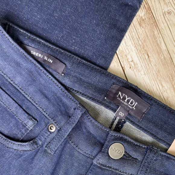 Women’s NYDJ Sheri Slim Jeans Lift+Tuck Technology Size 00 in Endless Blue - Picture 5 of 11